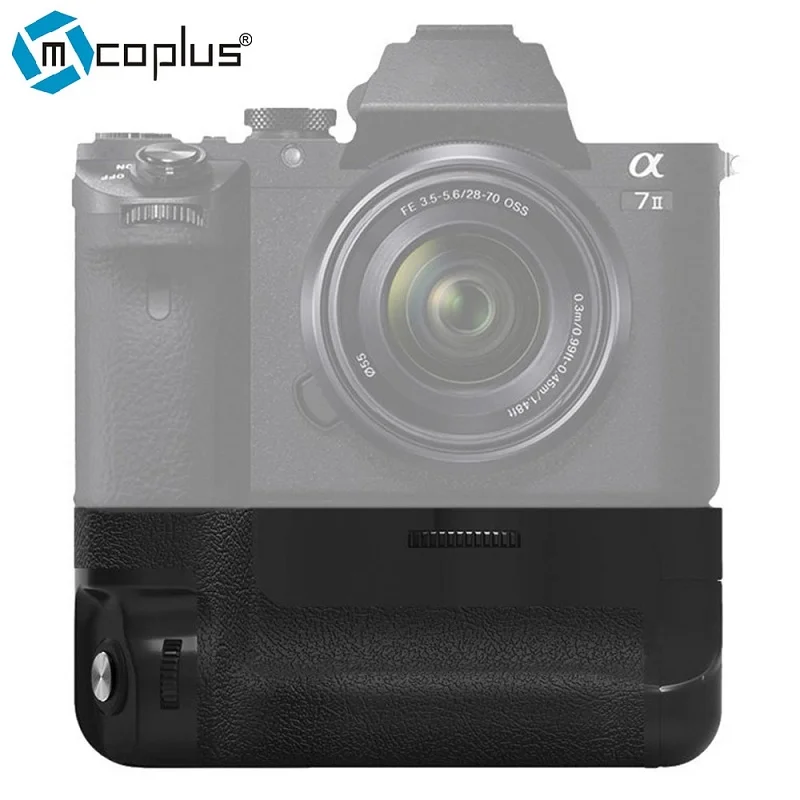 Mcoplus BG-A7II вертикальная батарея с захватом для Sony A7 II так и VG-C2EM as Meike MK-A7II |
