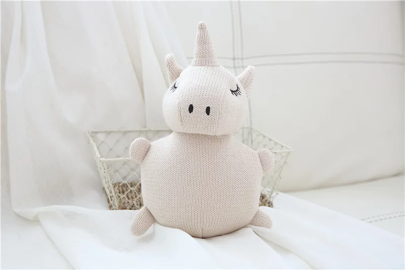 Cute Cartoon Bunny Rabbit Elephant Dog Bear Unicorn Plush Toys Baby Kids Sleeping Appease Dolls Friends Christmas Birthday Gift 18cm (6)