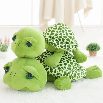 

Cute Big Eyes Tortoise Plush Toy Soft Stuffed Cushion Lovely Soft Small Sea Turtles Plush Animal Toys for Girl Cartoon Gift Kids