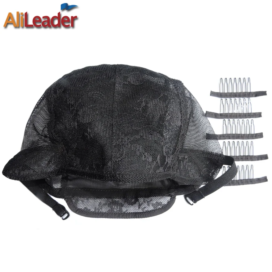 Buy 5Pcs Lace Wig Caps For Making Wigs And 25pc Combs