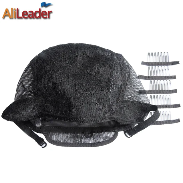 Best Offers 5Pcs Lace Wig Caps For Making Wigs And 25pc Combs Elastic Mesh Hair Net Adjustable Wig Caps With Combs Clips For Hair Extensions Best Offers 5Pcs Lace Wig Caps For Making Wigs And 25pc Combs Elastic Mesh Hair Net Adjustable Wig Caps With Combs Clips For Hair Extensions