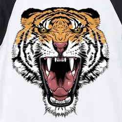 Тигр Лев Слон Орел Сова собака кошка пантера животных печати мужчин, женщин, детей винтажная модная футболка