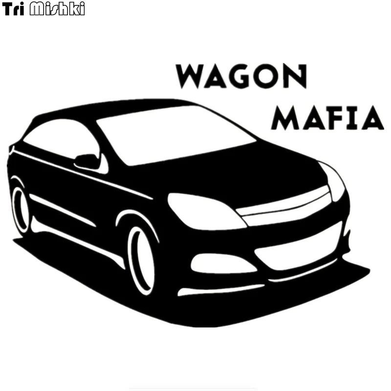 Tri Mishki HZX229 12*17.1см 1 4шт прикольные виниловые наклейки на авто wagon mafia for opel astra для