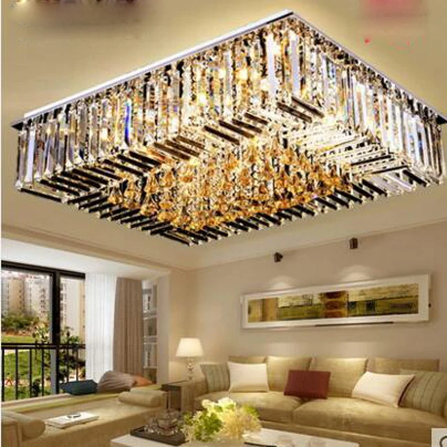 Closeout Rectangular crystal lamp living room led ceiling lamp living room lamp simple modern lighting fixtures led lighting fixture led Closeout Rectangular crystal lamp living room led ceiling lamp living room lamp simple modern lighting fixtures led lighting fixture led