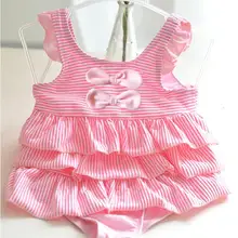 Милый детский купальник для девочек, рукава-крылья, слитные купальники для принцессы