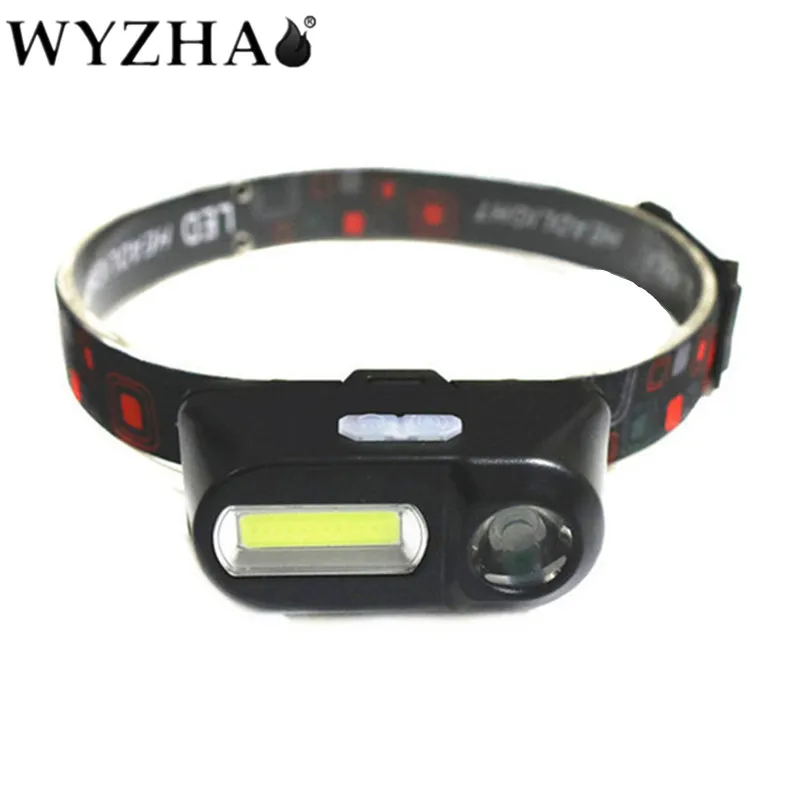 

NEW COB LED Headlight Headlamp Head light Flashlight USB Rechargeable 18650 Torch Camping Hiking Night Fishing Light