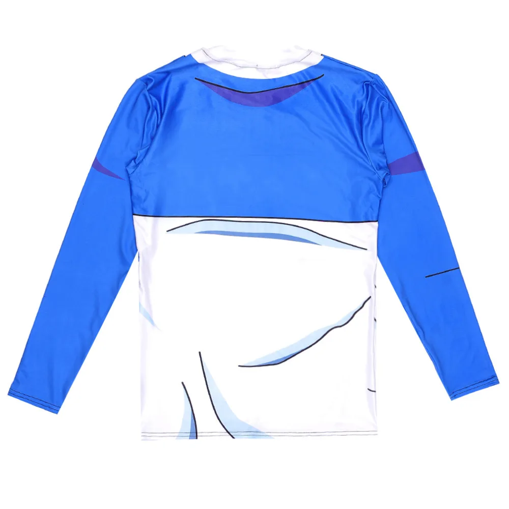 Kopen Plus Size Nieuwe heren T shirt 3D Anime Man Compressie Lange Mouw T shirt Fashion T shirt Jesaja Digital Print