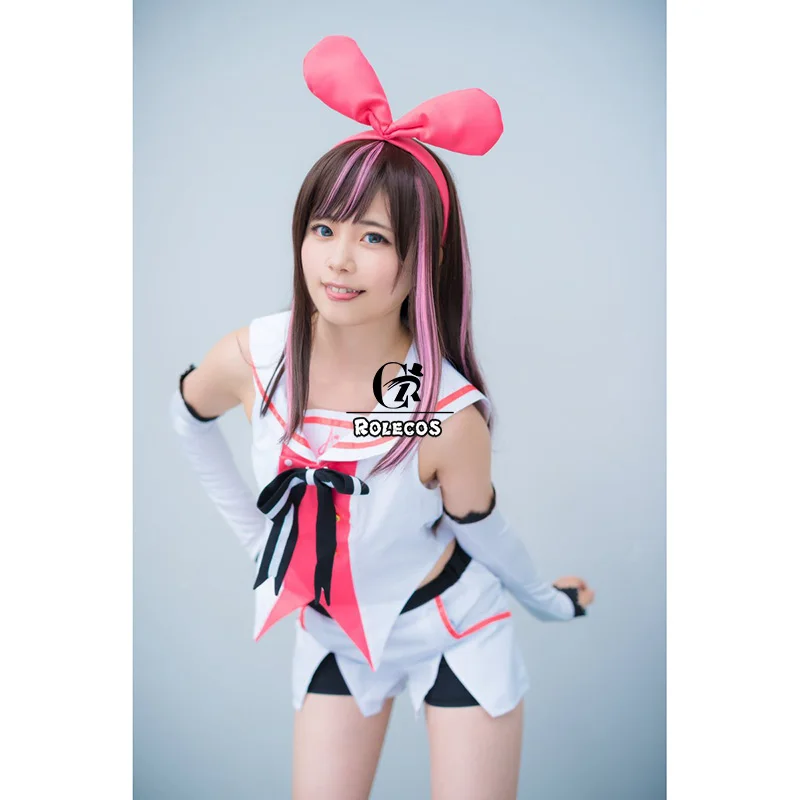 ROLECOS Новое поступление Kizuna AI костюм для косплея популярный Virtual Youtuber A. I. Channel