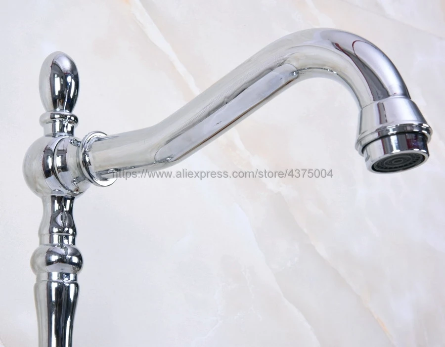 Bathroom Single Handle Hole Hot Cold Water Mixer Taps Wash Basin Bathroom Kitchen Deck Mounted Basin Faucet Nnf931