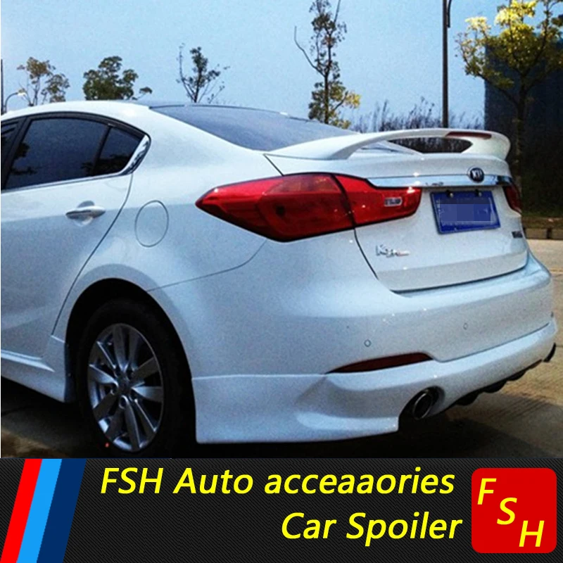 For Kia Forte K3 Spoiler High Quality ABS Material Car Rear Wing