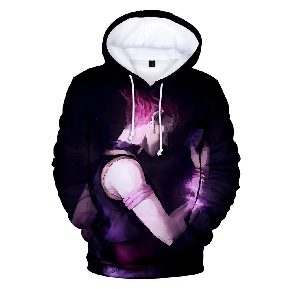 ハンター ハンターパーカー男性の女性アニメストリートハンターヒソカコスプレ服 Hoodies Sweatshirts Aliexpress