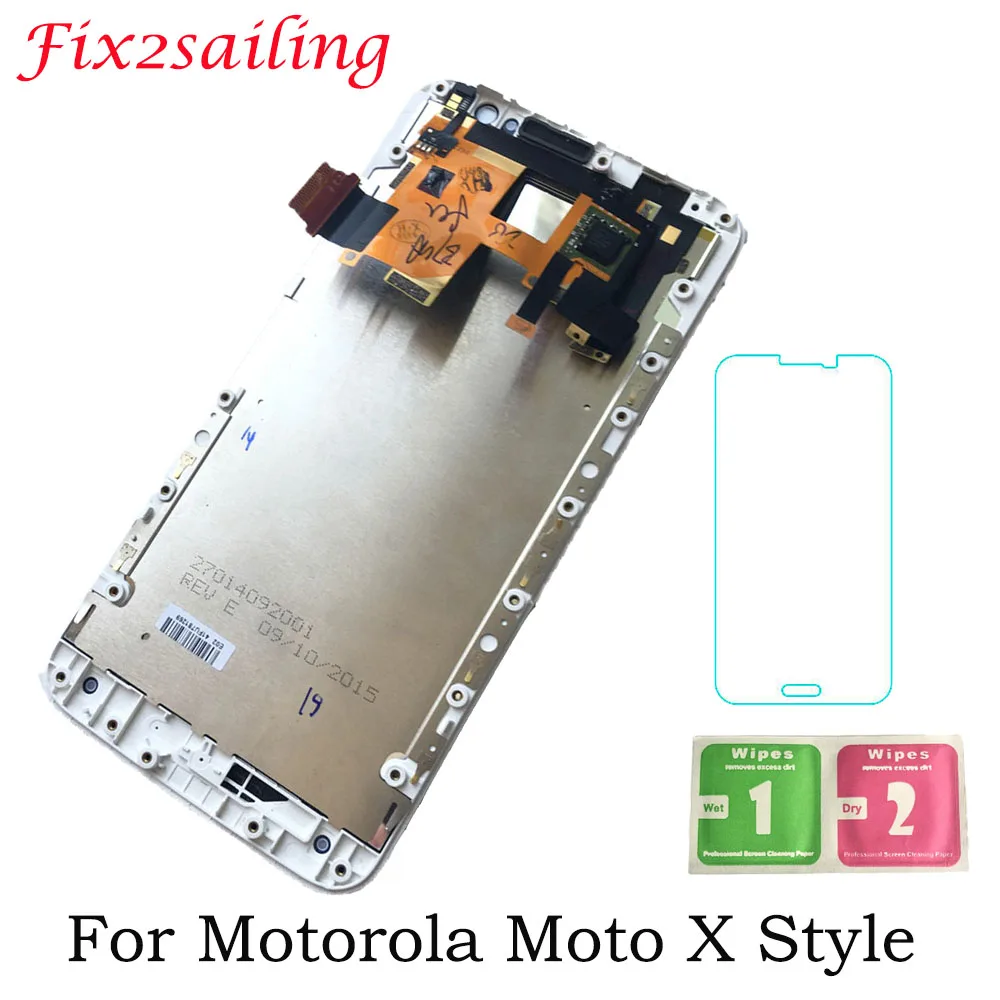 

LCD Display Touch Screen + Frame For Motorola X Style LCD Display For Moto X style XT1575 XT1572 XT1570 LCD Screen 5.7inch