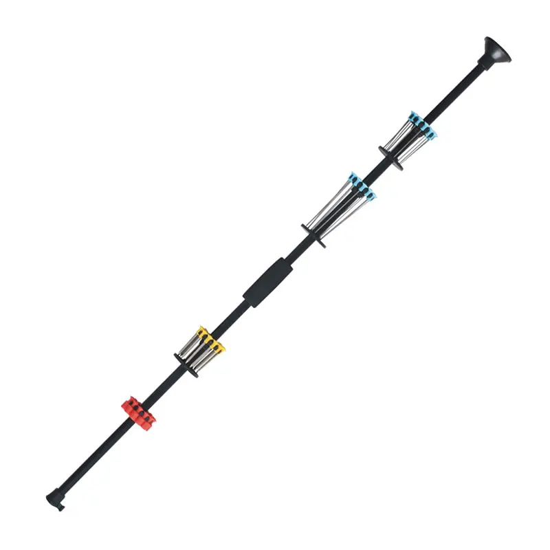 Охота и Стрельба Airsoft Sports Toy Blowgun/4" черный BLOWGUN с 48 дартс/. 40 калибр алюминиевая трубка W. Удобная ручка