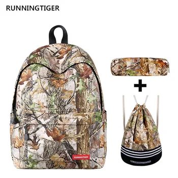 

2018 Women Backpack Printing School Backpack With Drawstring Bags Pencil Case 3pcs Sets School Bags for Teenage Girls Laptop Bag