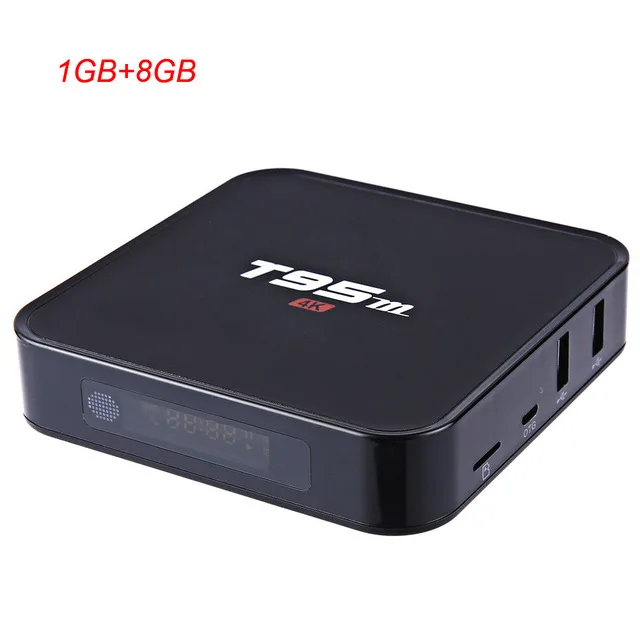 Android tv Box Sunvell T95M 2 ГБ 8 ГБ 2,4G WiFi Amlogic S905X четырехъядерный Android 6,0 H.265 4K медиаплеер телеприставка T95M - Цвет: 1G 8G