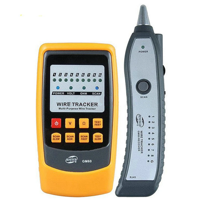 

DHL/Fedex 10PCS GM60 Route Finders Network Cable Tester Hunt Telephone Line Check Line Device High Accuracy Wire Tracker