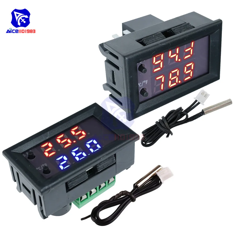 W1209WK LED Digit Thermostat Temperature Controller Thermograph