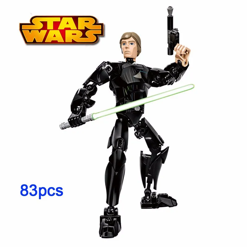 Звездные войны сборная фигурка модель капитан фасма Obi Wan Kenobi общий гривус Кайло Рен строительные блоки кирпичная игрушка