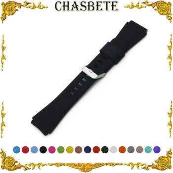 

22mm Silicone Rubber Watch Band for Breitling Watchband Men Women Resin Strap Wrist Loop Belt Bracelet Black Brown Blue Yellow