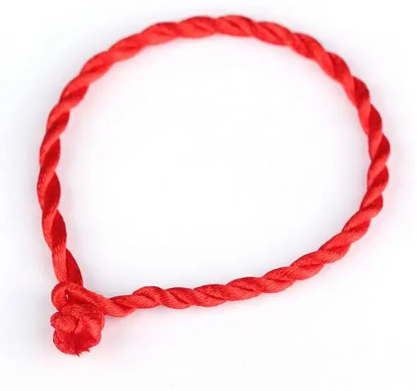 10Ps Good Luck Red String of Fate Rope Bracelets Friendship Bangles Fashion Handmade Cord Lucky