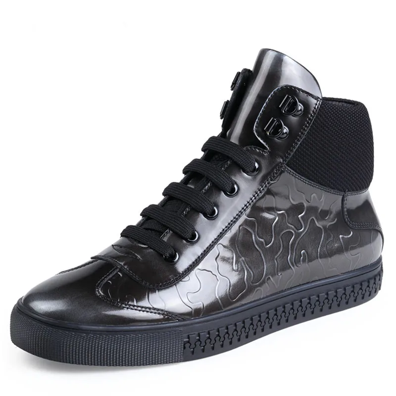 Winter Echt Designer Punk Männer Casual Candy High Gray Fashion Flache Trainer Rot Schuhe 2019 red Mens Farbe Herbst Sneakers Leder Top Grau nH0t0rwBq
