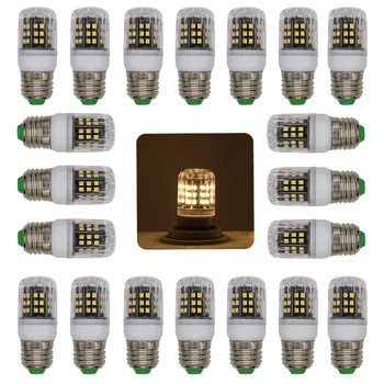 

20X No Flicker Aluminum Radiator Screw Base 5W E27 LED Corn Bulb LED Commercial Corn Light E27 Hight Bay Lighting For Indoor