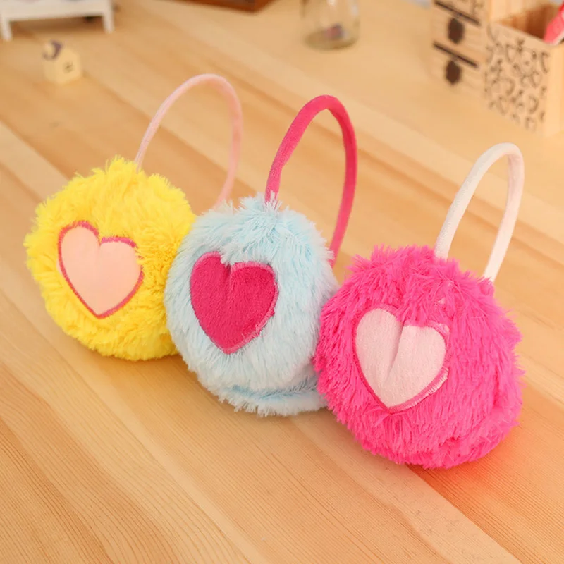 Девушки Наушники новые плюшевые Женская зимняя обувь Earmuff теплый наушники музыки