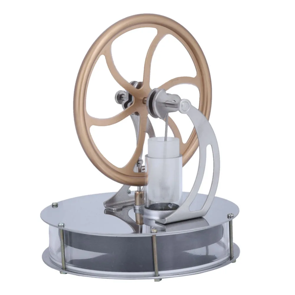 

180-200 RPM Low Temperature Stirling Engine Motor Steam Heat Education Model Toy Gift For Kids Craft Orname Toy