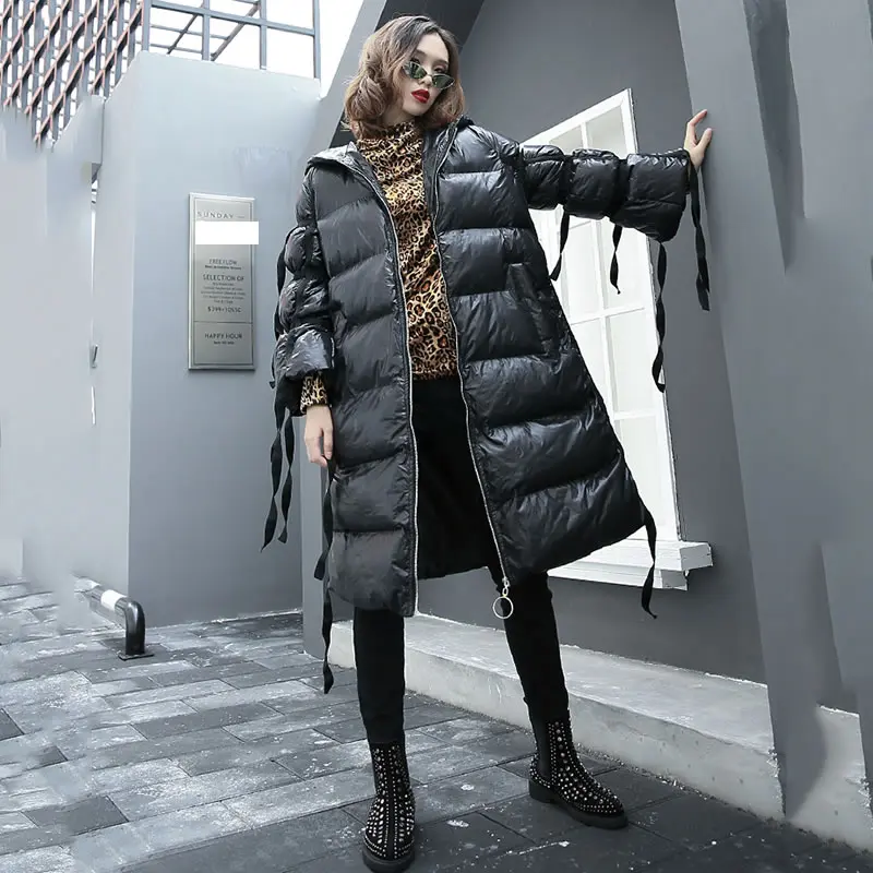 Solide xitao Col ligne Pleine Nouveau Parka Hiver De Zll2443 Capuche Couleur Casual Manches Corée A 2018 Green Black army Lâche Zll2443 Mode À Épais Femmes pCqprTxw