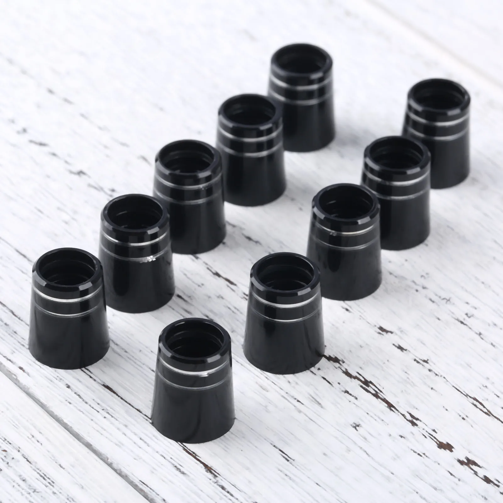 10pcs Plastic Golf Ferrules With Double Ring Fit 0.350 Or 0.370 Tips Irons Shaft Golf Shaft Sleeve Adapter Replacement 16mm/19mm 10pcs Plastic Golf Ferrules With Double Ring Fit 0.350 Or 0.370 Tips Irons Shaft Golf Shaft Sleeve Adapter Replacement 16mm/19mm