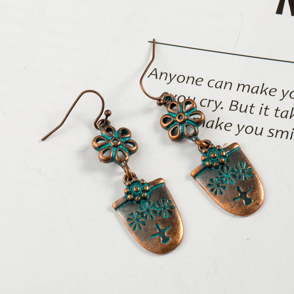 

2019 New Vintage Alloy Earring Ethnic Creative flowerpot modeling Drop Earrings For Women Fashion Jewelry Womens Accessories