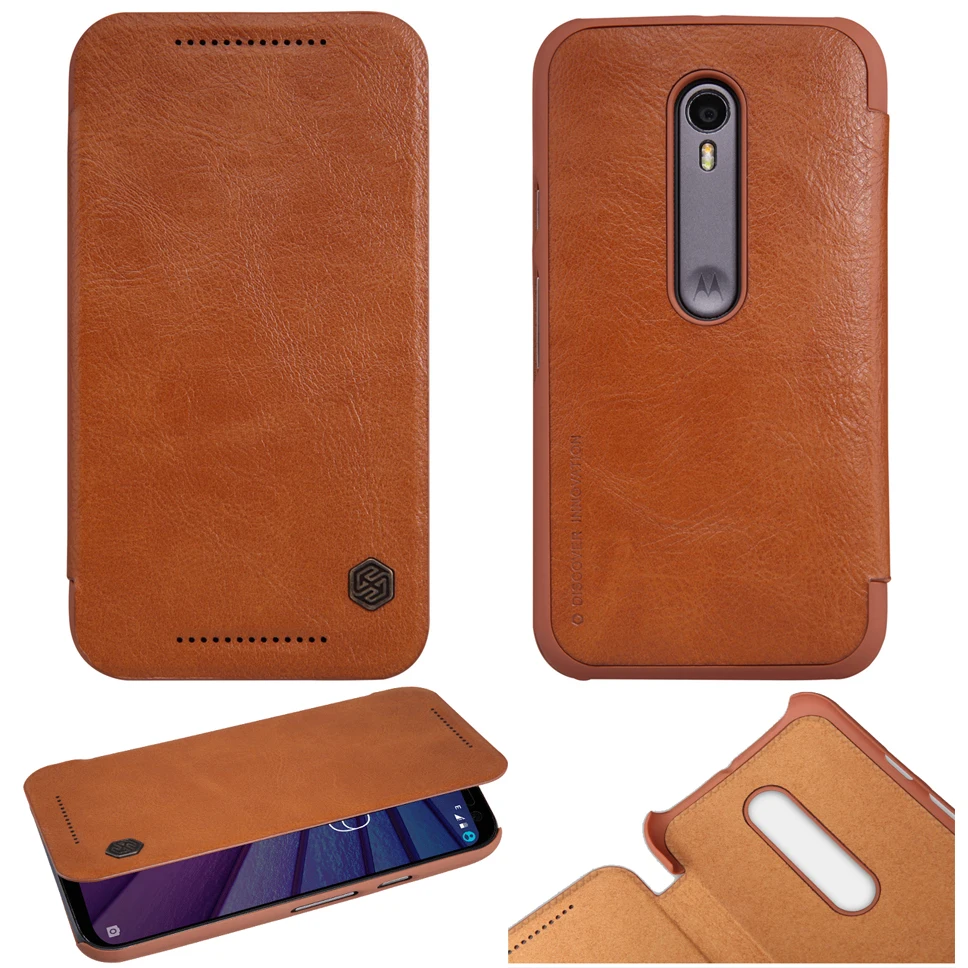 imágenes para Para Moto G3 Caso Elegante de Cuero de Lujo Del Tirón de NILLKIN Cubierta de La Bolsa Para Motorola Moto G 3 G3 tercera Generación de la Gen 2015/XT1550 Sleep Wake imágenes para Para Moto G3 Caso Elegante de Cuero de Lujo Del Tirón de NILLKIN Cubierta de La Bolsa Para Motorola Moto G 3 G3 tercera Generación de la Gen 2015/XT1550 Sleep Wake