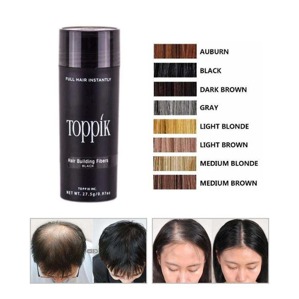 

Toppik Beauty Hair Loss Concealer Building Fibers Keratin Thickening Spray Hair Products Instant Magic Wig Regrowth Powder