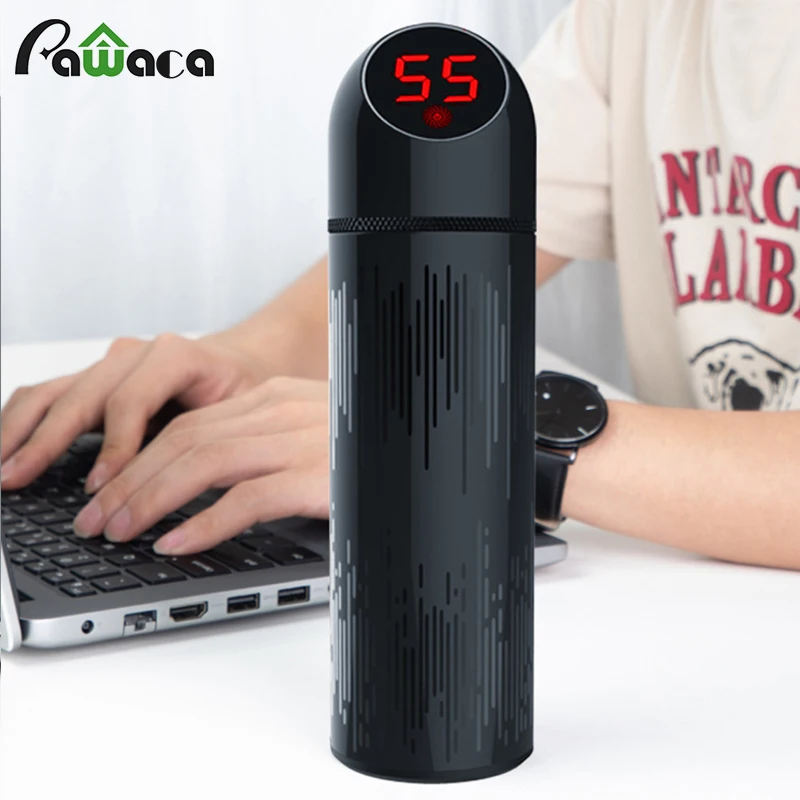 

Double Wall Stainless Steel LED Temperature Display Vacuum Flasks Thermos Cup Smart Touch Insulation Cup Thermo Bottle 300ML