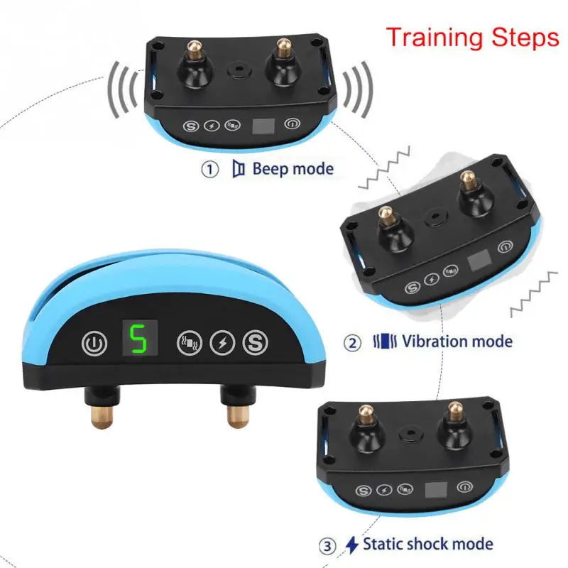 Антикоры регулируемое тренировочное устройство управление электронный ошейник автоматический пульт дистанционного управления для останова лая тренировка