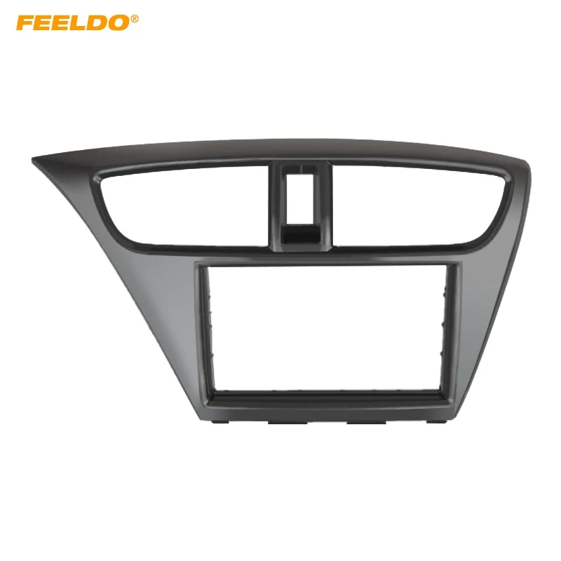 FEELDO 2Din автомобильный Радио DVD Даш рамка фасции для Honda Civic(европейский, LHD) стерео панель рамка отделка лицевая пластина рамка крепление комплект
