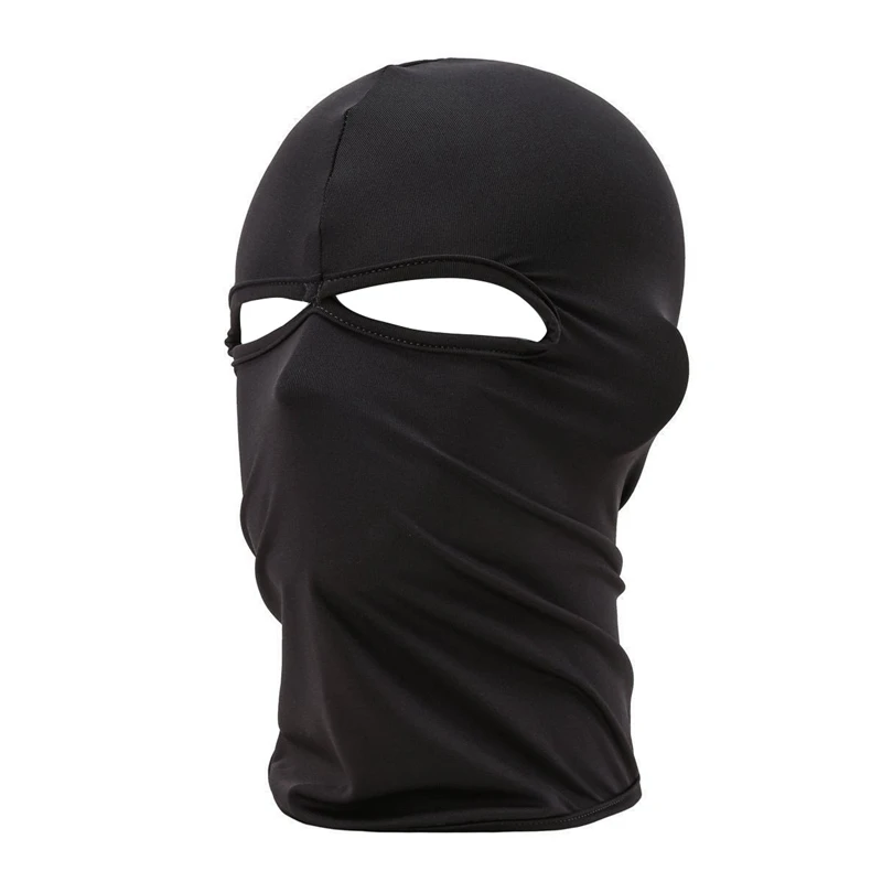 

Unisex Outdoor Motorcycle Full Face Mask Balaclava Ski Neck Protection Black