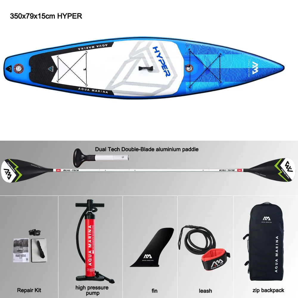 350*79*15 см АКВА МАРИНА гипер надувной sup стоячая весло доска надувная доска для серфинга быстрая гоночная скорость воды - Цвет: SET D