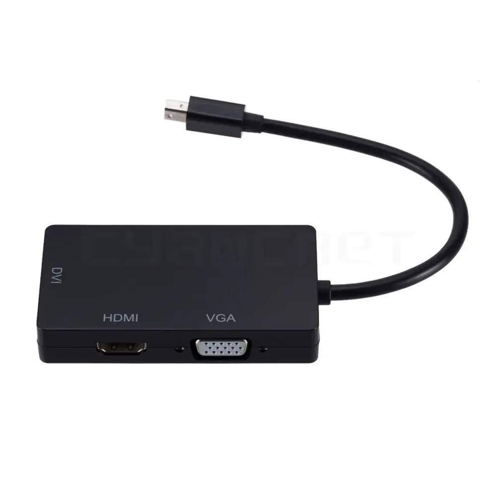 MINI DP TO DVI VGA HDMI 3 in 1-E