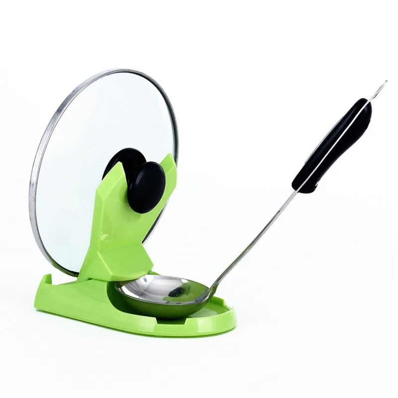 

1pcs Spoon holder Pot Lid Shelf Cooking Tools Storage Kitchen Decor Tool Stand Holder rack New