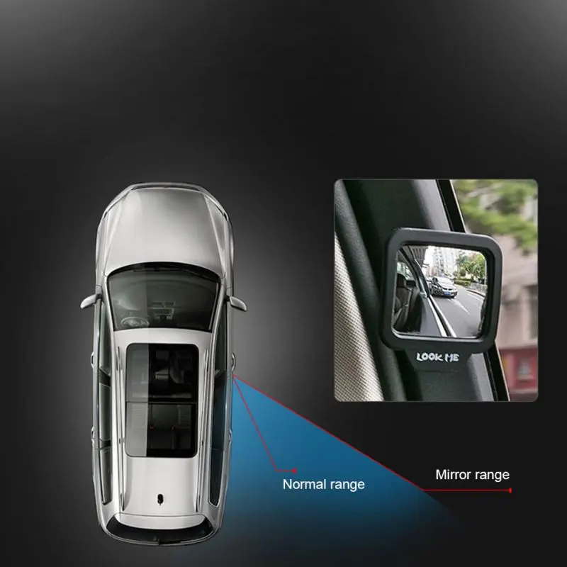 

270 Degree Wide Angle Car Rear Magnet Mirror Auto Extra Rearview Mirror Eliminate Blind Point For Car Safety