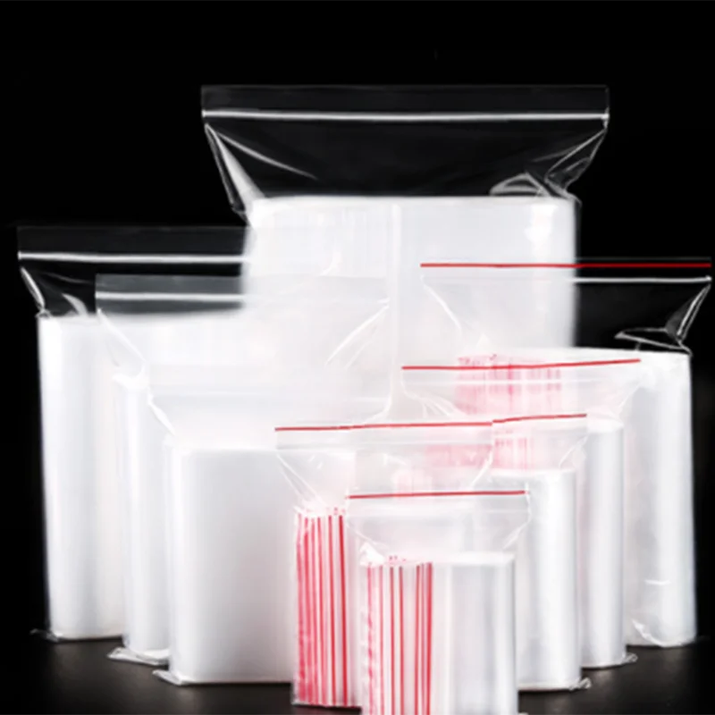 

Multi Size 100Pcs Transparent OPP Poly Bags Self Adhesive Plastic Bag Self Adhesive Seal Bags&Candy Bags