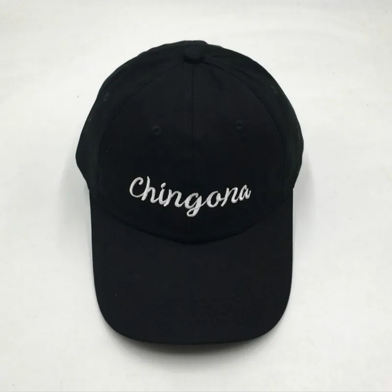 Chingona папа шляпа для женщин хлопок вышивка хип-хоп бейсболка для улицы Kpop Snapback шляпа кепки рэп бейсболка K поп мужской шляпа