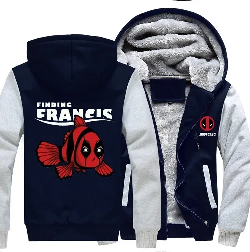 Мужская толстовка с капюшоном на молнии Deadpool куртка размер S 3XL|hoodies jacket coat|deadpool
