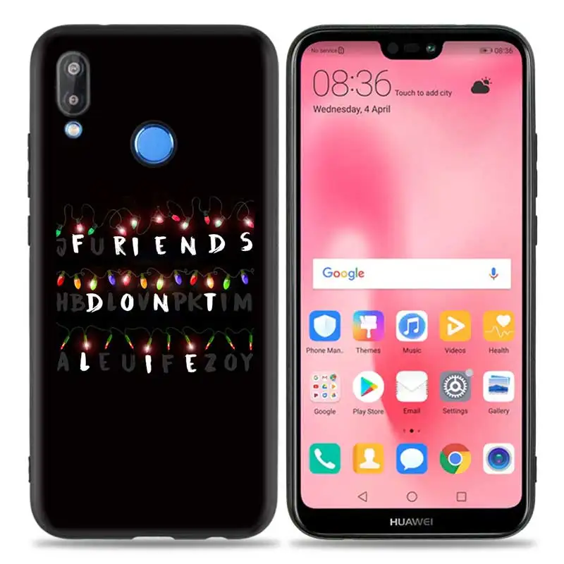 Силиконовый чехол-накладка для huawei P20 P10 P9 P8 Lite Pro P Smart+ Nova 3i 3E чехол для телефона с изображением странных вещей - Цвет: A021