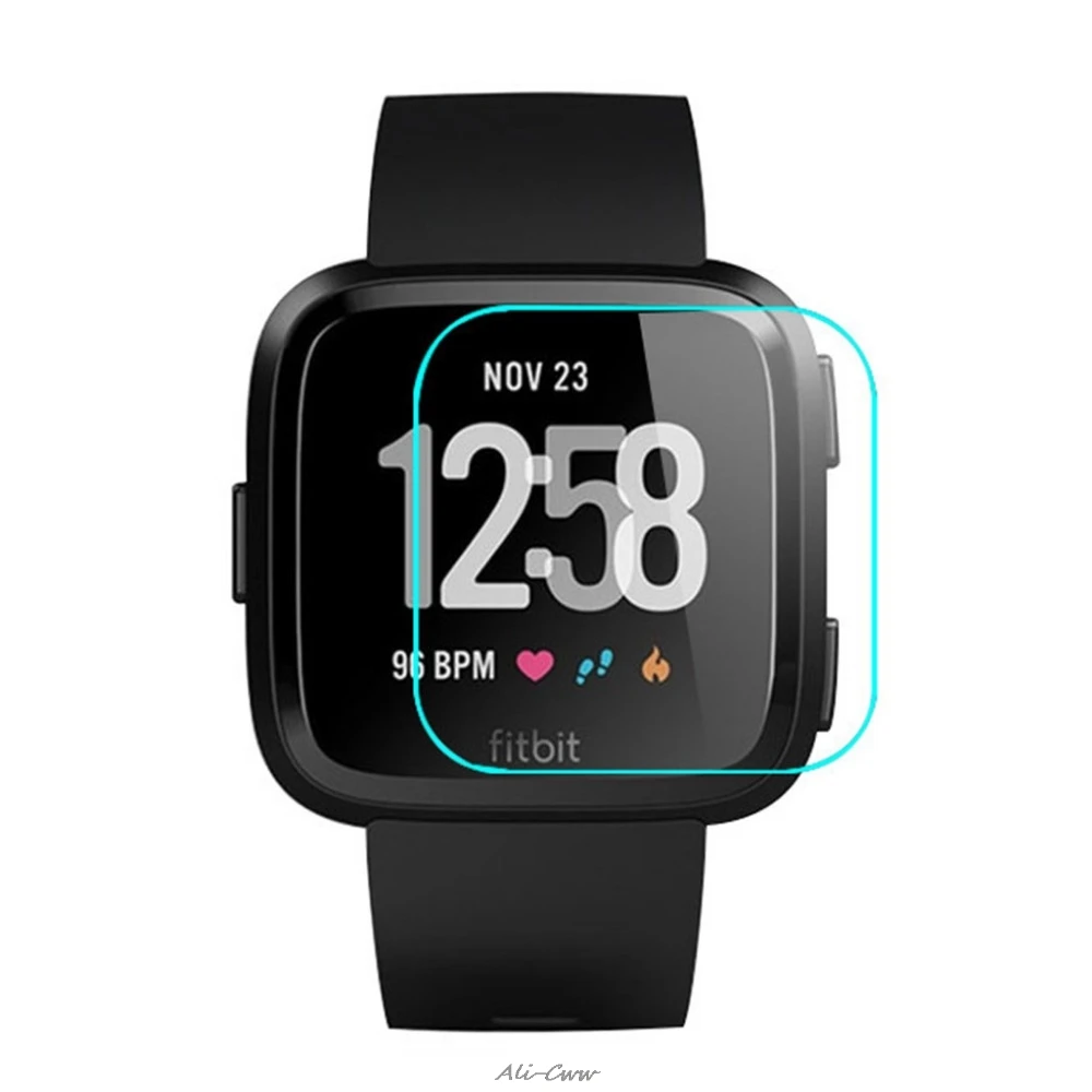 2 шт. закаленное стекло HD полный экран протектор пленка для Fitbit Versa Смарт-часы