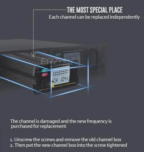 Беспроводная микрофонная система 8000GT профессиональные каналы UHF Динамический микрофон Профессиональный 4 караоке микрофон