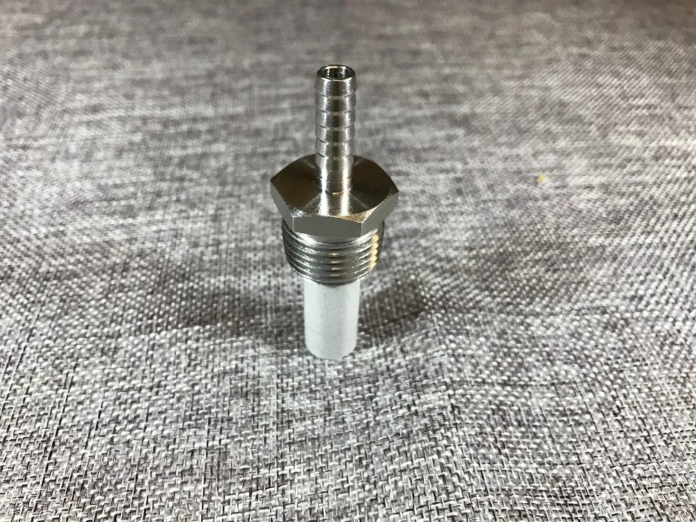 

Homebrew Diffusion Stone 1/2'' MPT Oxygen Stone 2 Micron and 0.5 Micron Homebrew Beer Brewing