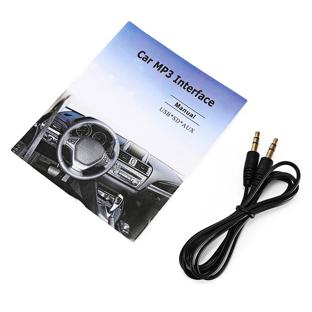 Для автомобильного аудиоадаптера cd чейнджер MP3 CD SD 3 5 мм AUX USB Интерфейс