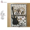 Matrices de découpe en métal pour guitare musicale, pochoirs pour bricolage, carte en papier Scrapbooking, matrices artisanales décoratives, matrices de gaufrage, nouvelles découpes 2022 ► Photo 1/4